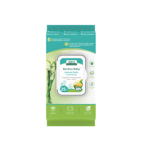 Bamboo Baby Instant Bath Towelettes