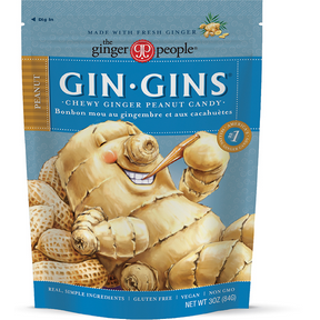 Gin Gins Peanut Chewy Ginger Candy