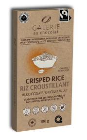 Fairtrade Mlk Choc Crisped Rice Bar