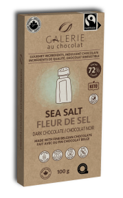 Fairtrade Dark Sea Salt Choc Bar