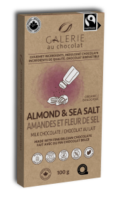 Fairtrade Milk Almond Sea Salt  Bar