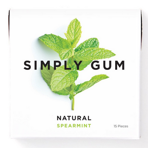 Spearmint Natural Chewing Gum