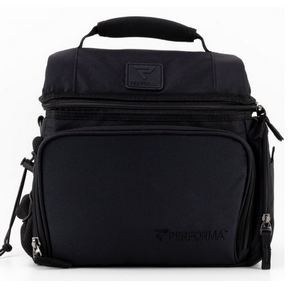 6-Meal Cooler Bag - Black/Black