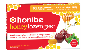 Honibe Honey Lozenges Cherry