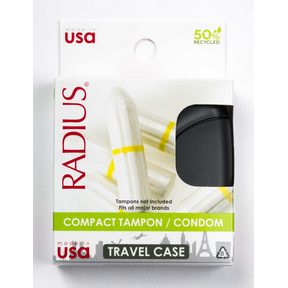 Travel Case, Small Tampon & Condom