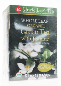 Whole Leaf, Organic Green Tea with Jasmine