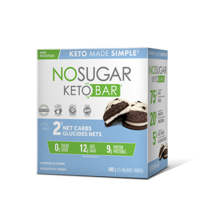 Keto Bar Cookies & Cream