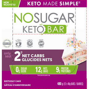 Keto Bar Birthday Cake